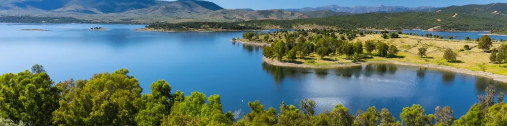 Gabriel y Galan dam, Granadilla, Ambroz Valley, Cáceres, Extremadura, Spain, Europe